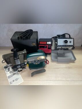 Vintage Polaroid Camera Lot Bundle | Untested